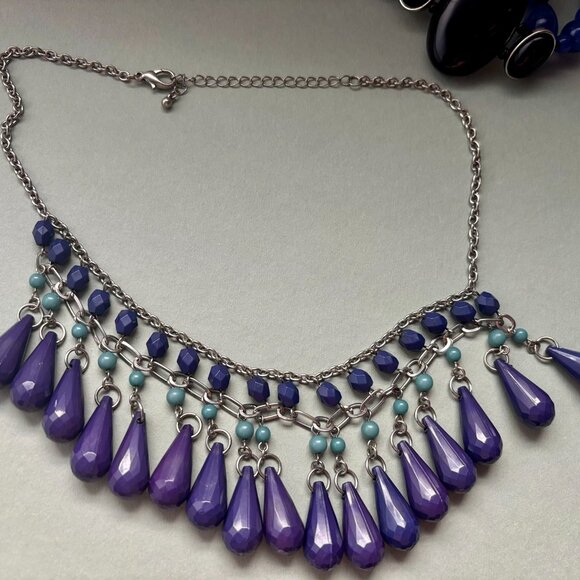 Retro Costume Jewelry Grab Bag – Necklaces, Bracelets & Ring Bundle - Picture 5 of 8